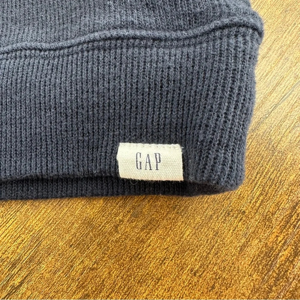 Baby GAP Navy Blue Striped Shawl Neck Sweater, 3T